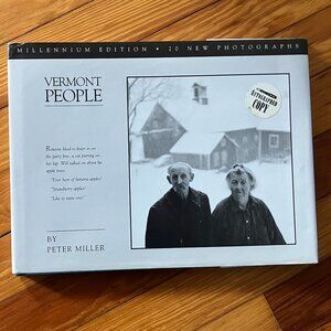 Autographed Peter Miller Vermont People Millennium Edition Book